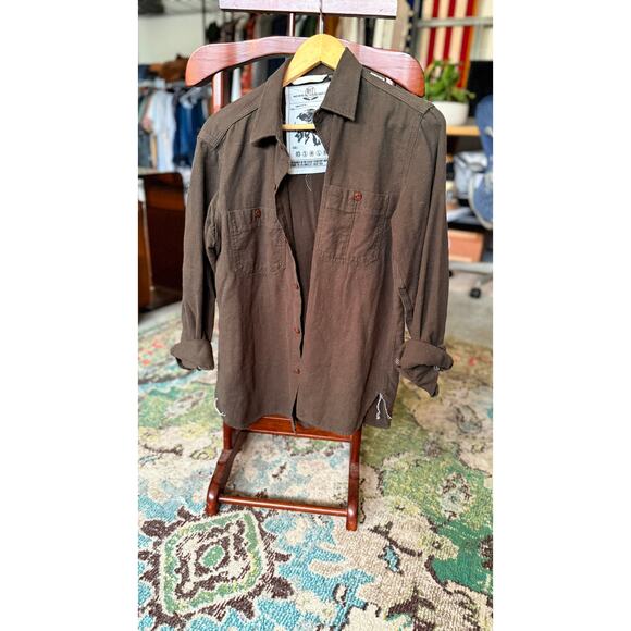 Rogue Territory Gray Dobby Button Up, Size XL(Fits like L) - Picture 1 of 5
